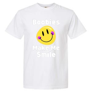 Boobies Make Me Smile Mardi Gras Funny Garment-Dyed Heavyweight T-Shirt