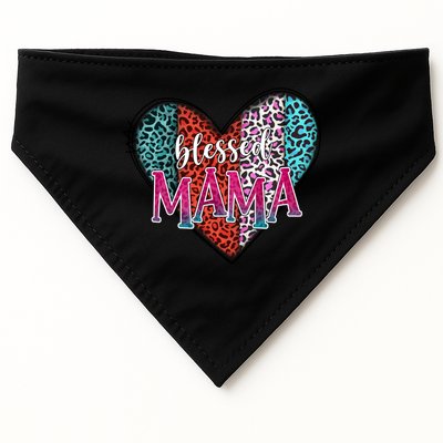 Blessed Mama Modern Hippie Style Mothers Day Gift USA-Made Doggie Bandana