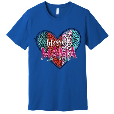Blessed Mama Modern Hippie Style Mothers Day Gift Premium T-Shirt