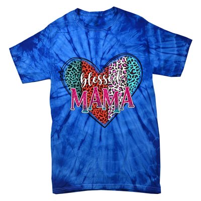 Blessed Mama Modern Hippie Style Mothers Day Gift Tie-Dye T-Shirt