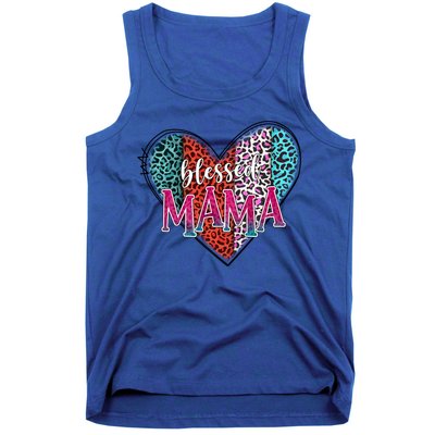 Blessed Mama Modern Hippie Style Mothers Day Gift Tank Top