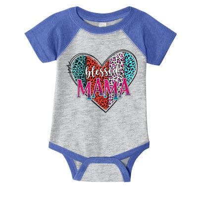 Blessed Mama Modern Hippie Style Mothers Day Gift Infant Baby Jersey Bodysuit