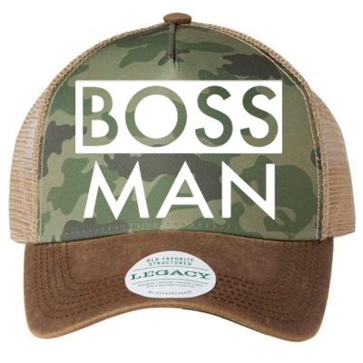 Boss Man Matching Family Couple Portrait Husband Dad Legacy Tie Dye Trucker Hat