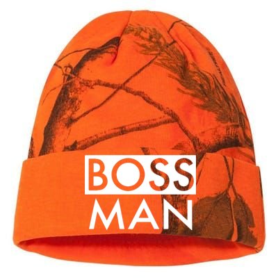 Boss Man Matching Family Couple Portrait Husband Dad Kati Licensed 12" Camo Beanie