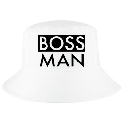 Boss Man Matching Family Couple Portrait Husband Dad Cool Comfort Performance Bucket Hat