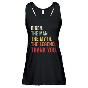 Biden Man Myth Legend Thank You Joe Biden President American Ladies Essential Flowy Tank