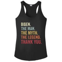 Biden Man Myth Legend Thank You Joe Biden President American Ladies PosiCharge Competitor Racerback Tank