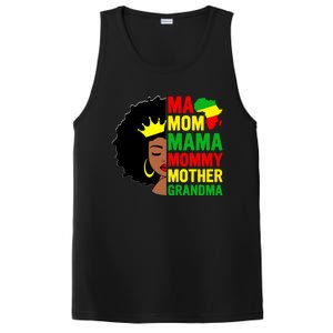 Black Mom Mama Mother Juneteenth Mother's Day Black History Cool Gift PosiCharge Competitor Tank