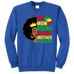 Black Mom Mama Mother Juneteenth Mother's Day Black History Cool Gift Sweatshirt