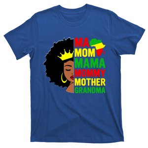 Black Mom Mama Mother Juneteenth Mother's Day Black History Cool Gift T-Shirt