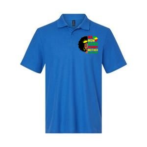 Black Mom Mama Mother Juneteenth Mother's Day Black History Cool Gift Softstyle Adult Sport Polo