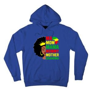 Black Mom Mama Mother Juneteenth Mother's Day Black History Cool Gift Tall Hoodie