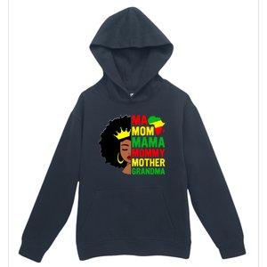 Black Mom Mama Mother Juneteenth Mother's Day Black History Cool Gift Urban Pullover Hoodie