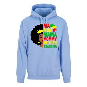 Black Mom Mama Mother Juneteenth Mother's Day Black History Cool Gift Unisex Surf Hoodie