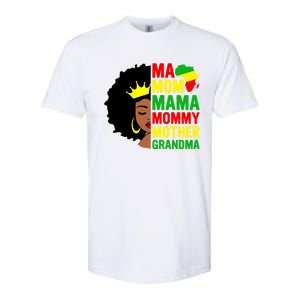 Black Mom Mama Mother Juneteenth Mother's Day Black History Cool Gift Softstyle CVC T-Shirt