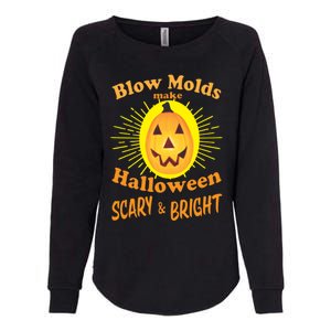 Blow Molds Make Halloween Scary And Bright Gift Womens California Wash Sweatshirt