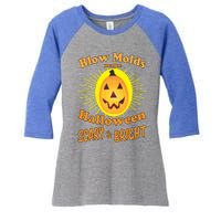 Blow Molds Make Halloween Scary And Bright Gift Women's Tri-Blend 3/4-Sleeve Raglan Shirt