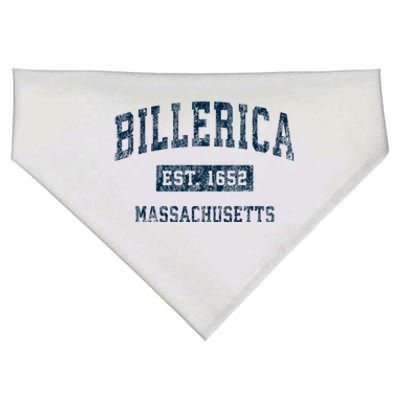 Billerica Massachusetts Ma Vintage Sports Design USA-Made Doggie Bandana