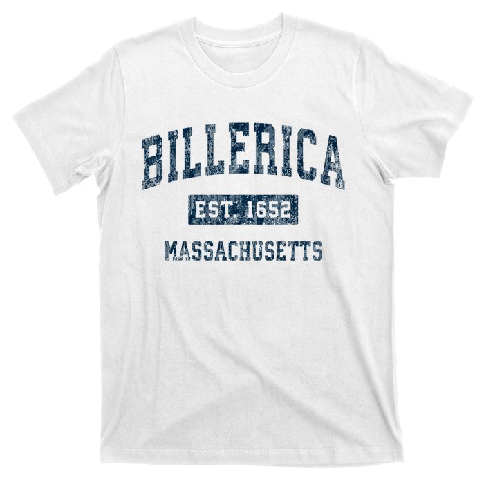 Billerica Massachusetts Ma Vintage Sports Design T-Shirt