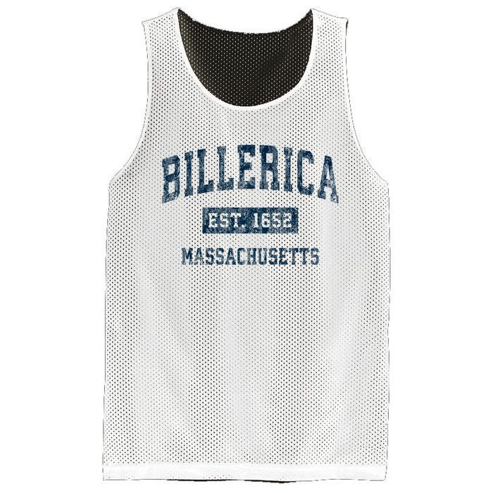 Billerica Massachusetts Ma Vintage Sports Design Mesh Reversible Basketball Jersey Tank