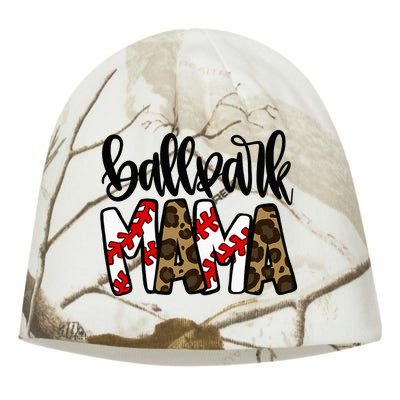 BallPark Mom Mama Baseball Softball Mother's Day Kati - Camo Knit Beanie