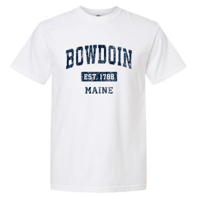 Bowdoin Maine Me Vintage Sports Established Garment-Dyed Heavyweight T-Shirt