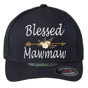 Blessed Mawmaw Mothers Day Gifts Flexfit Unipanel Trucker Cap