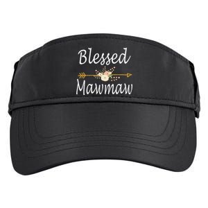 Blessed Mawmaw Mothers Day Gifts Adult Drive Performance Visor