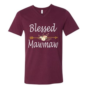 Blessed Mawmaw Mothers Day Gifts V-Neck T-Shirt