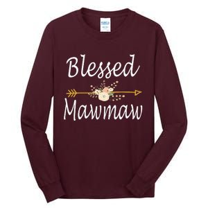 Blessed Mawmaw Mothers Day Gifts Tall Long Sleeve T-Shirt