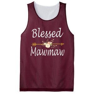 Blessed Mawmaw Mothers Day Gifts Mesh Reversible Basketball Jersey Tank