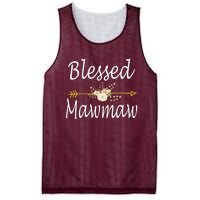 Blessed Mawmaw Mothers Day Gifts Mesh Reversible Basketball Jersey Tank