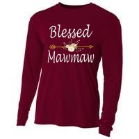 Blessed Mawmaw Mothers Day Gifts Cooling Performance Long Sleeve Crew