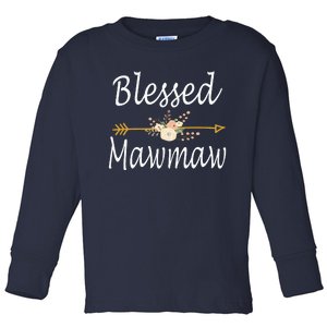 Blessed Mawmaw Mothers Day Gifts Toddler Long Sleeve Shirt