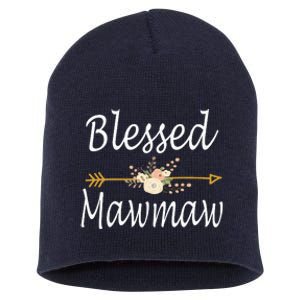 Blessed Mawmaw Mothers Day Gifts Short Acrylic Beanie