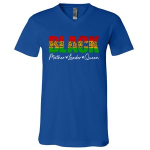 Black Mothers Matters Leader Queen Mommy Mother's Day Gift V-Neck T-Shirt