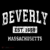 Beverly Massachusetts Ma Vintage Sports Established Kids T-Shirt