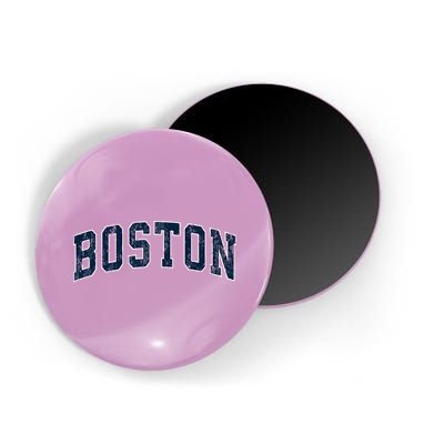 Boston Massachusetts Ma Vintage Athletic Sports Design Magnet