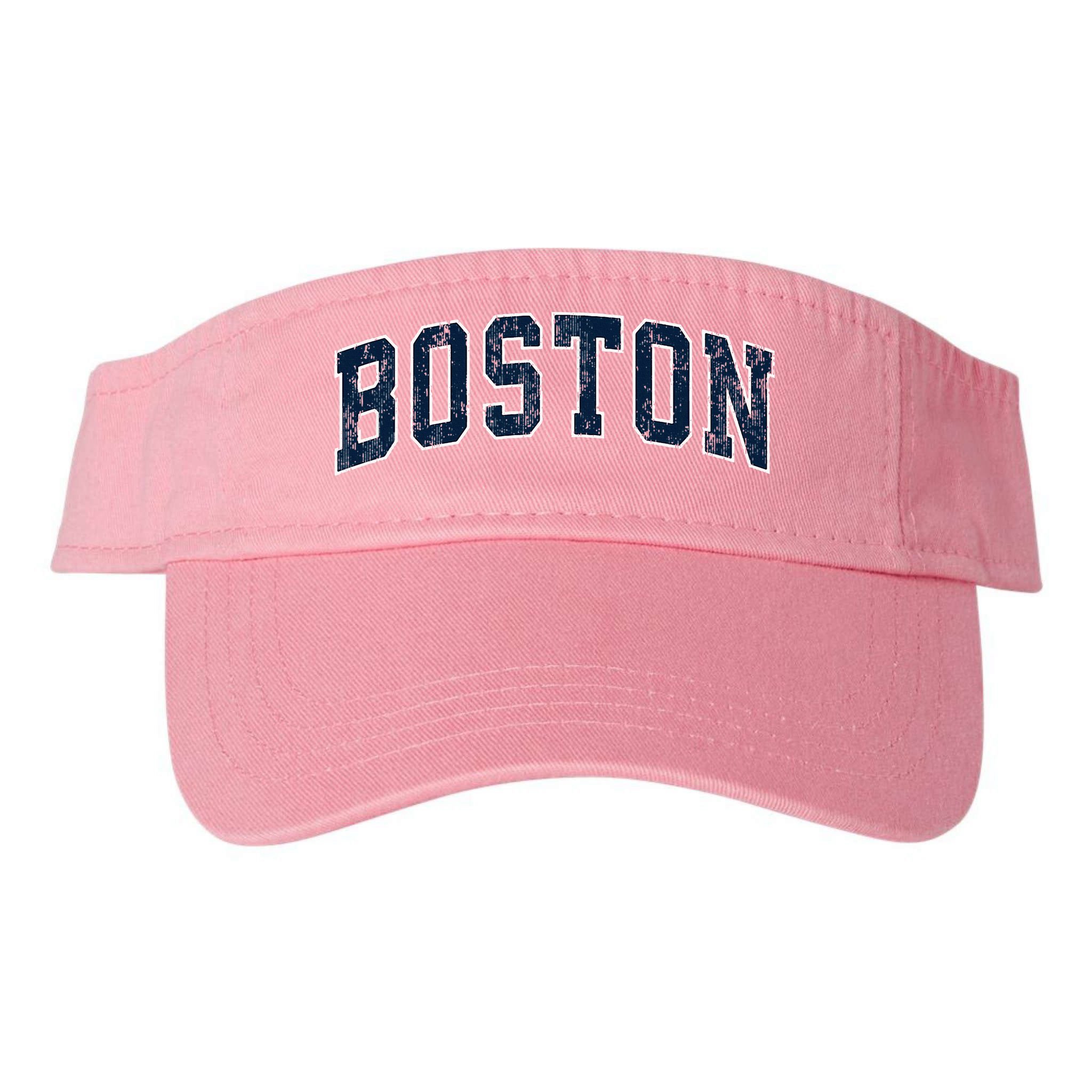Boston Massachusetts Ma Vintage Athletic Sports Design Visor