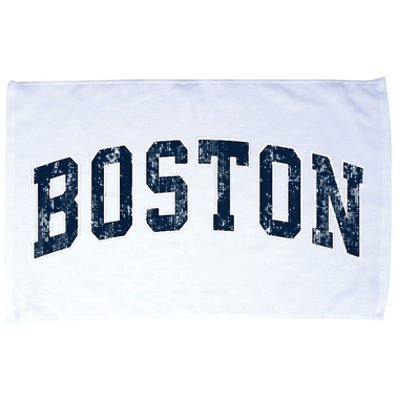 Boston Massachusetts Ma Vintage Athletic Sports Design Microfiber Hand Towel