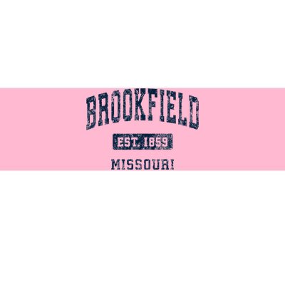 Brookfield Missouri Mo Vintage Athletic Sports Design Bumper Sticker