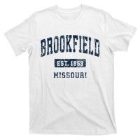 Brookfield Missouri Mo Vintage Athletic Sports Design T-Shirt