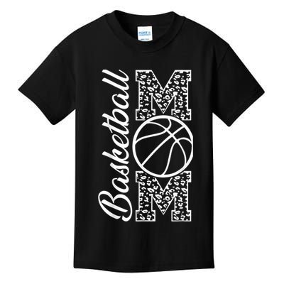 Basketball Mom, Mom Game Day Outfit Mothers Day Gifts Kids T-Shirt