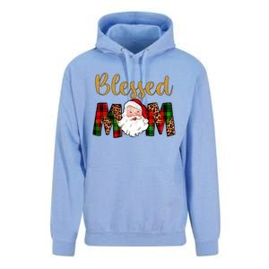 Blessed Mom Mama Santa Claus Funny Matching Family Christmas Gift Unisex Surf Hoodie