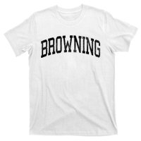 Browning Montana Mt Vintage Athletic Sports Design Long Sleeve T T-Shirt