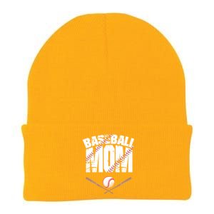 Baseball Mom mother day Knit Cap Winter Beanie