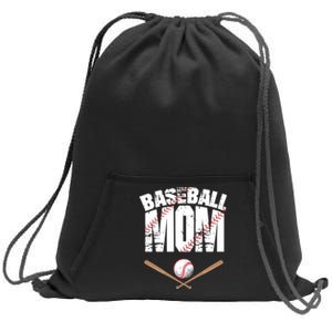 Baseball Mom mother day Sweatshirt Cinch Pack Bag