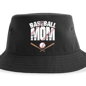 Baseball Mom mother day Sustainable Bucket Hat