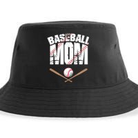 Baseball Mom mother day Sustainable Bucket Hat