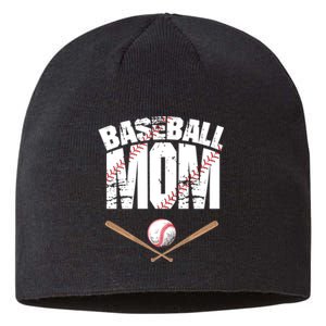 Baseball Mom mother day Sustainable Beanie